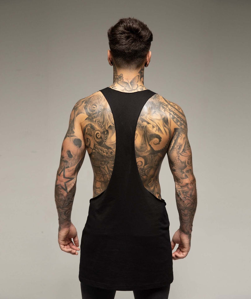 Rated Extreme Stringer Vest (Black) - Machine Fitness