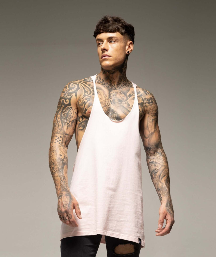 Rated Extreme Stringer Vest (Pink) - Machine Fitness