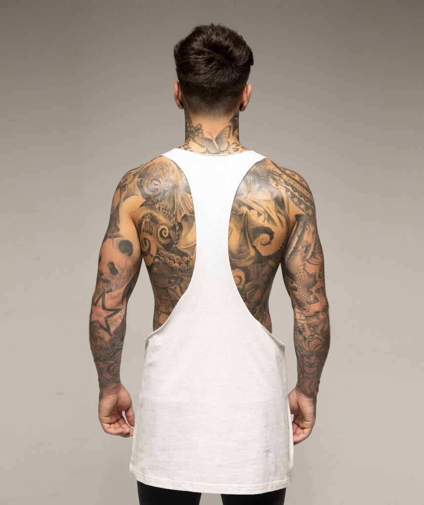 Rated Extreme Stringer Vest (Stone) - Machine Fitness